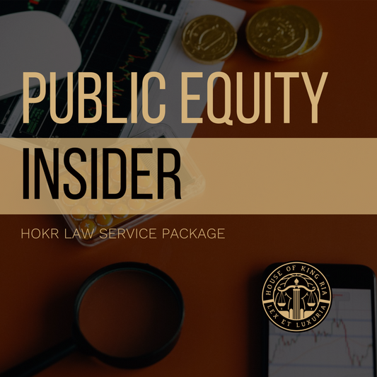 Any business undergoes a pivotal transformation when it transitions from a private enterprise to a public corporation. From pre-IPO valuation and underwriting mechanics to shareholder governance and market positioning, our Public Equity Insider pack equips investors, founders, and experts in finance with the strategic legal frameworks needed to execute successful public offerings that sustain a lucrative competitive advantage in equity markets.